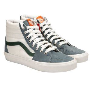 Vans UA SK8-Hi Varsity Canvas Blue/Green, High-top Trainers Men US Size 9